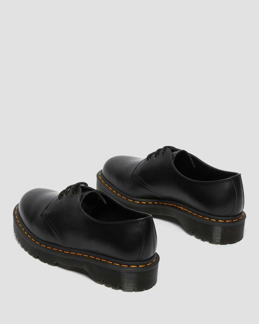 Dr Martens 1461 Bex Smooth Leather Oxford Miesten Platform Kengät Mustat  Suomi |  6857WVAOH
