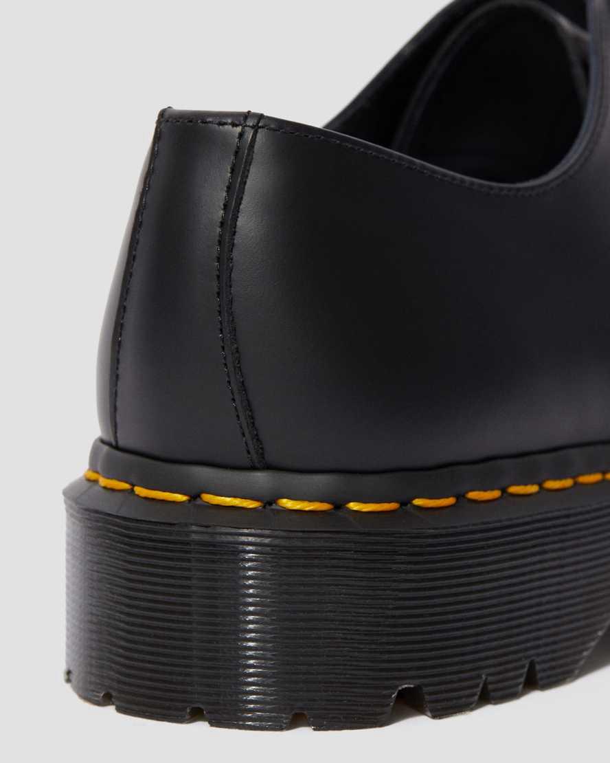 Dr Martens 1461 Bex Smooth Leather Oxford Miesten Platform Kengät Mustat  Suomi |  6857WVAOH