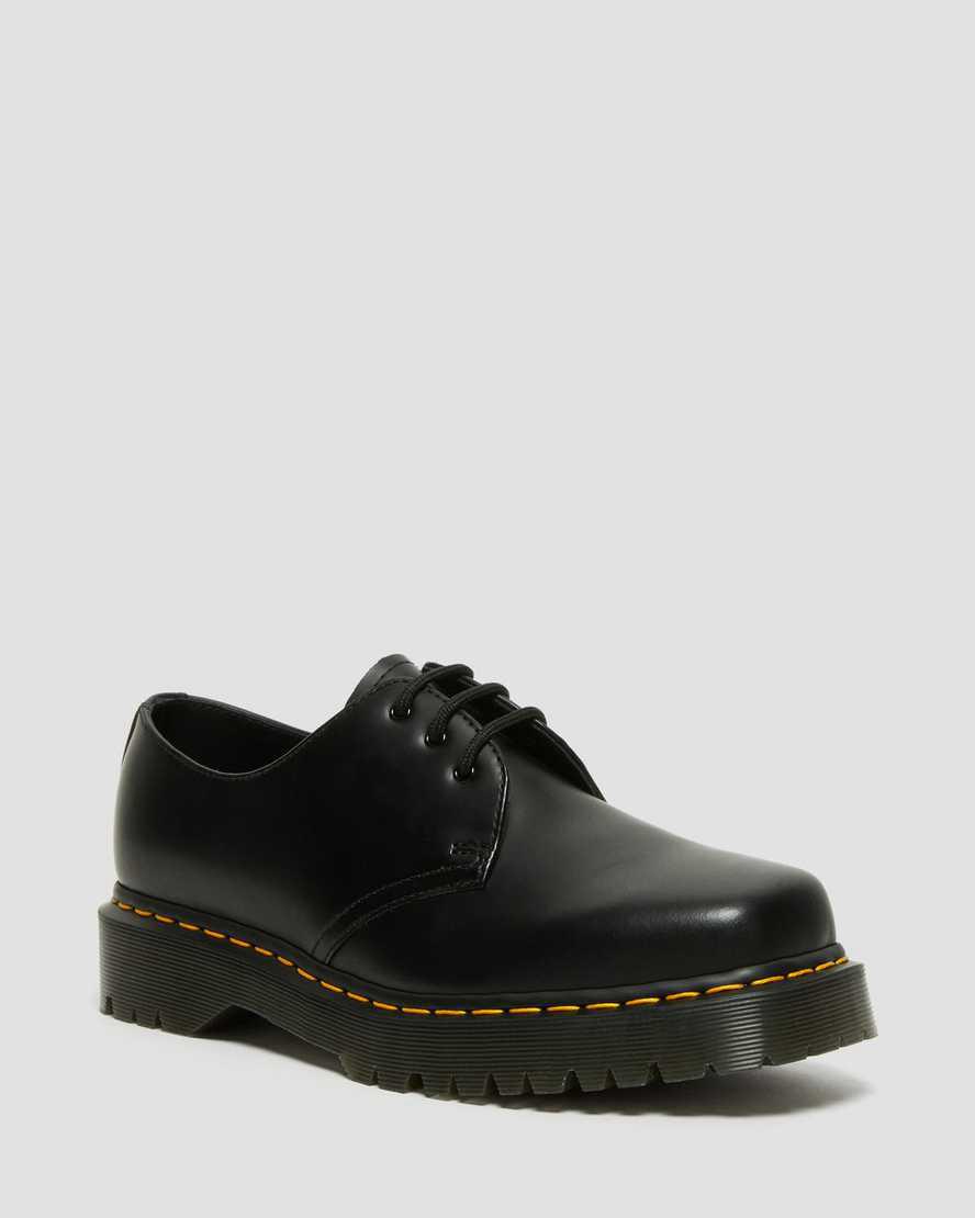Dr Martens 1461 Bex Squared Toe Leather Naisten Oxford Kengät Mustat  Suomi |  3574RBNOQ