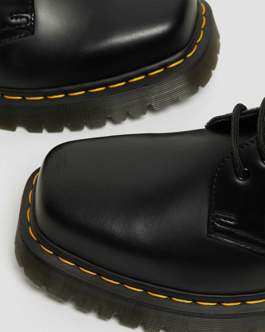 Dr Martens 1461 Bex Squared Toe Leather Miesten Oxford Kengät Mustat  Suomi |  9602FZGSO