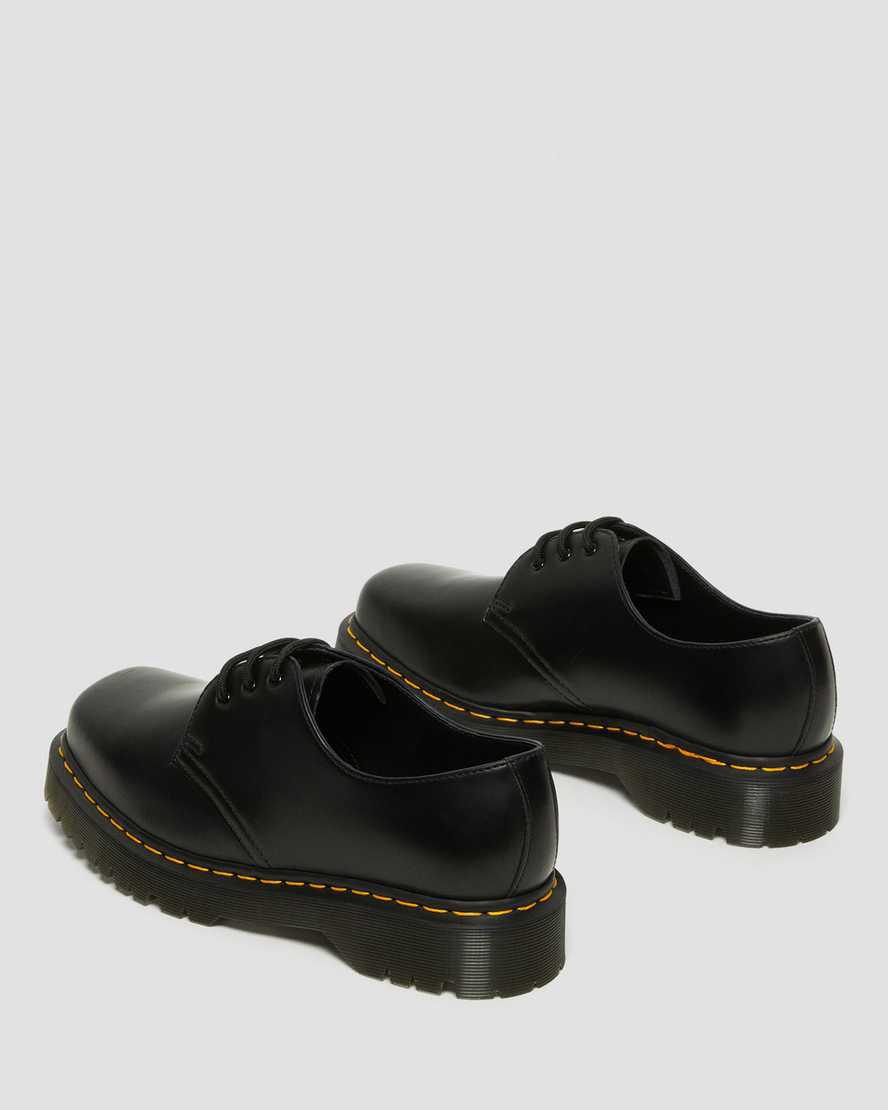 Dr Martens 1461 Bex Squared Toe Leather Miesten Oxford Kengät Mustat  Suomi |  9602FZGSO