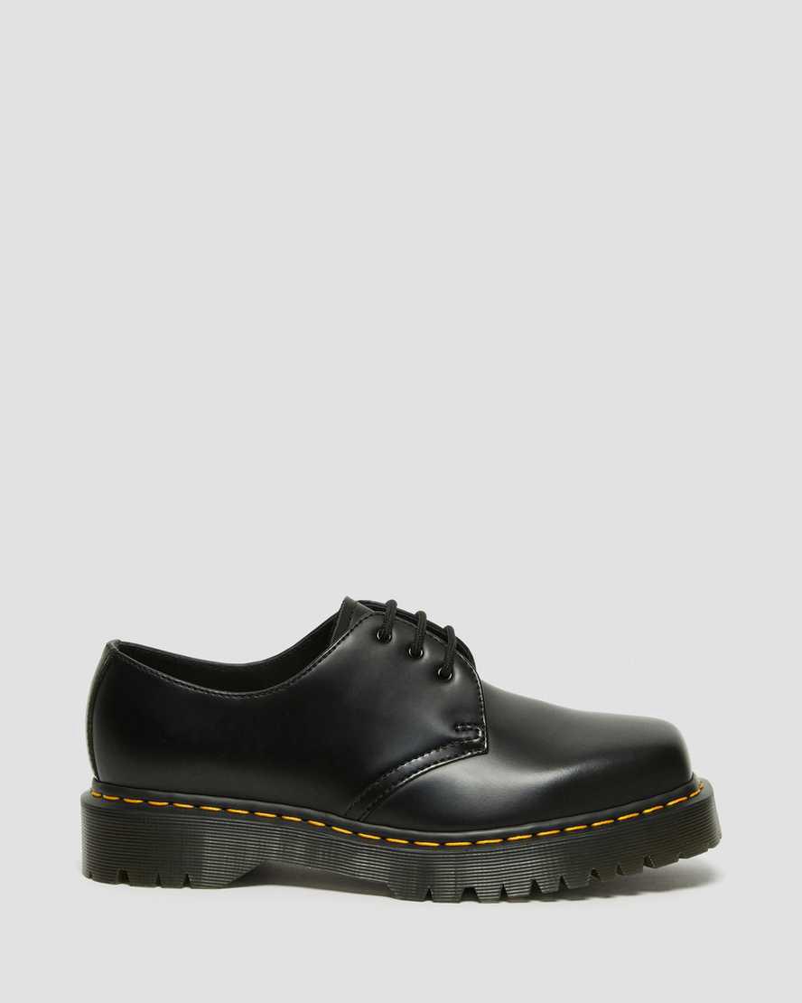 Dr Martens 1461 Bex Squared Toe Leather Miesten Oxford Kengät Mustat  Suomi |  9602FZGSO