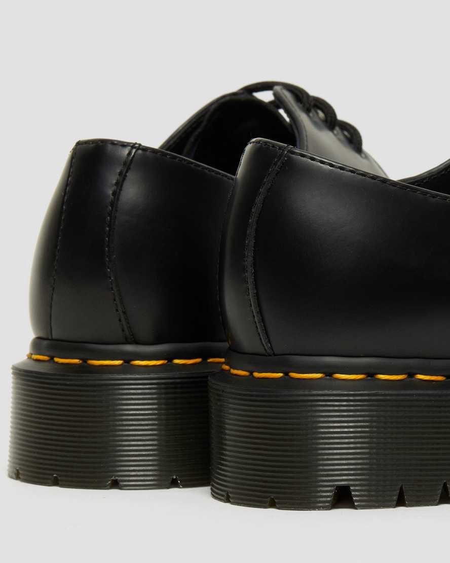 Dr Martens 1461 Bex Squared Toe Leather Miesten Oxford Kengät Mustat  Suomi |  9602FZGSO