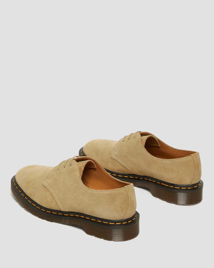Dr Martens 1461 Made in England Buck Suede Naisten Oxford Kengät Beige  Suomi |  8401BRGFV