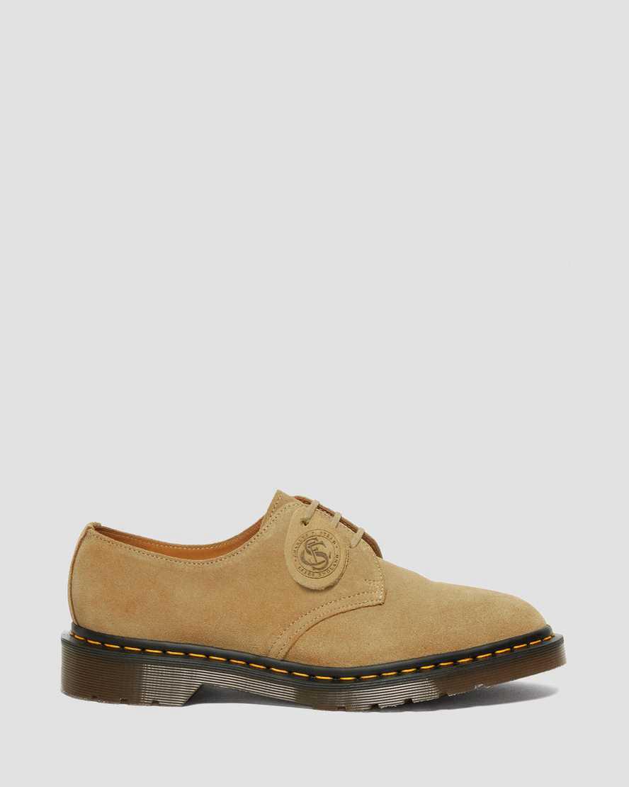 Dr Martens 1461 Made in England Buck Suede Naisten Oxford Kengät Beige  Suomi |  8401BRGFV