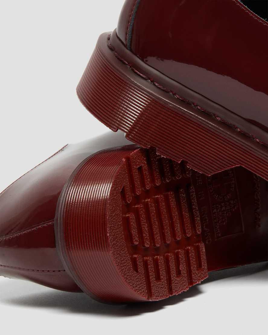 Dr Martens 1461 Made in England Mono Patent Leather Miesten Oxford Kengät Punainen  Suomi |  0231HUNKM
