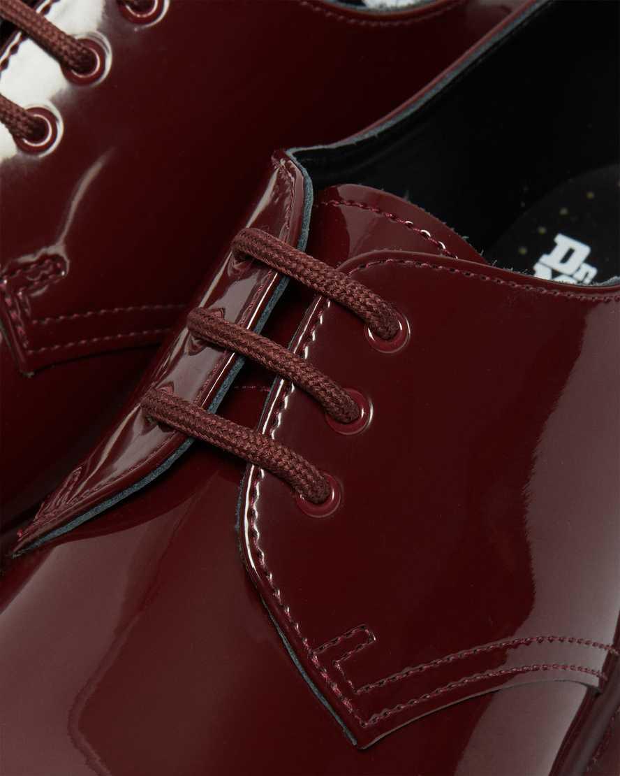 Dr Martens 1461 Made in England Mono Patent Leather Miesten Oxford Kengät Punainen  Suomi |  0231HUNKM
