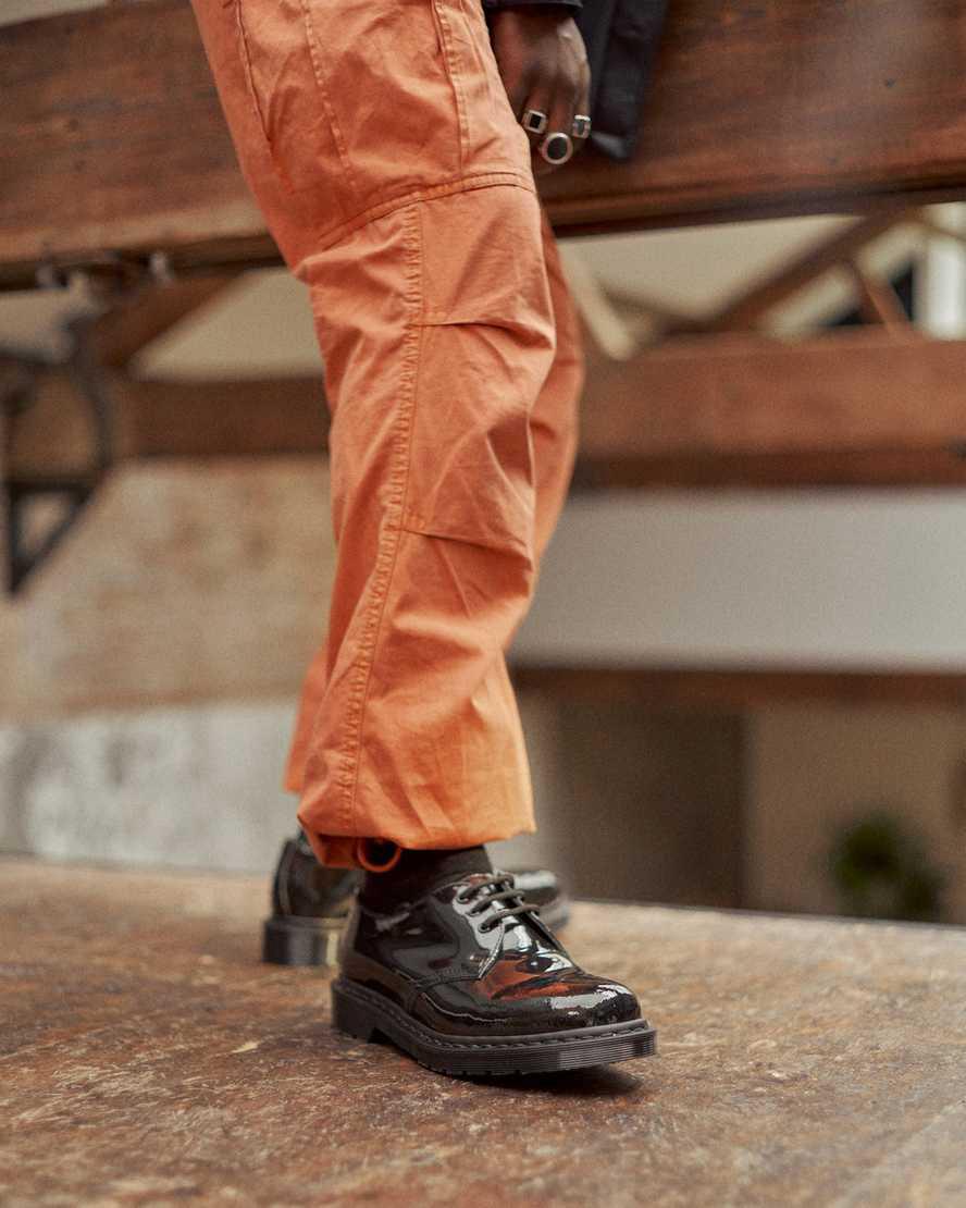 Dr Martens 1461 Made in England Mono Patent Leather Naisten Oxford Kengät Mustat  Suomi |  4219SAQID
