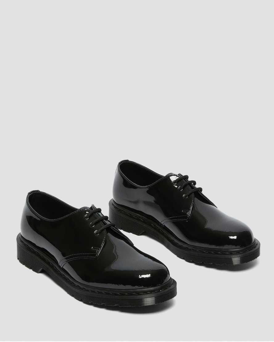 Dr Martens 1461 Made in England Mono Patent Leather Naisten Oxford Kengät Mustat  Suomi |  4219SAQID
