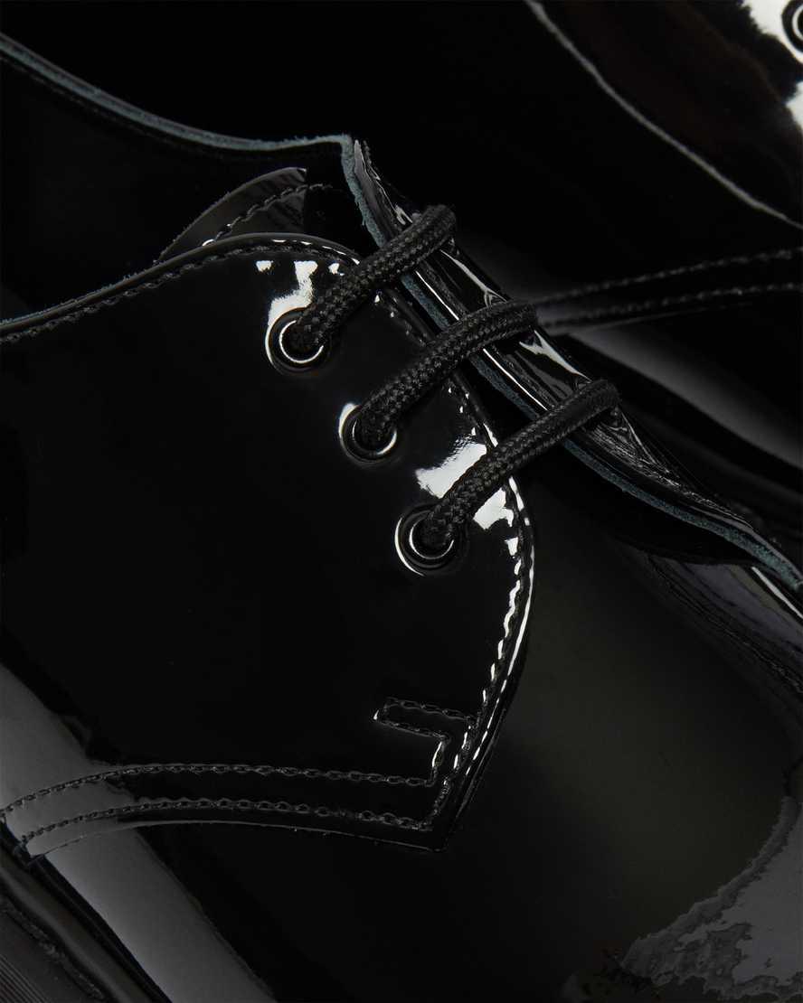 Dr Martens 1461 Made in England Mono Patent Leather Naisten Oxford Kengät Mustat  Suomi |  4219SAQID