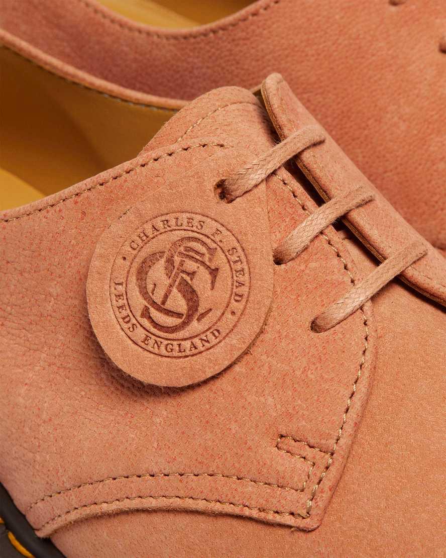 Dr Martens 1461 Made in England Nubuck Leather Naisten Oxford Kengät Pinkki  Suomi |  4069LBFQT