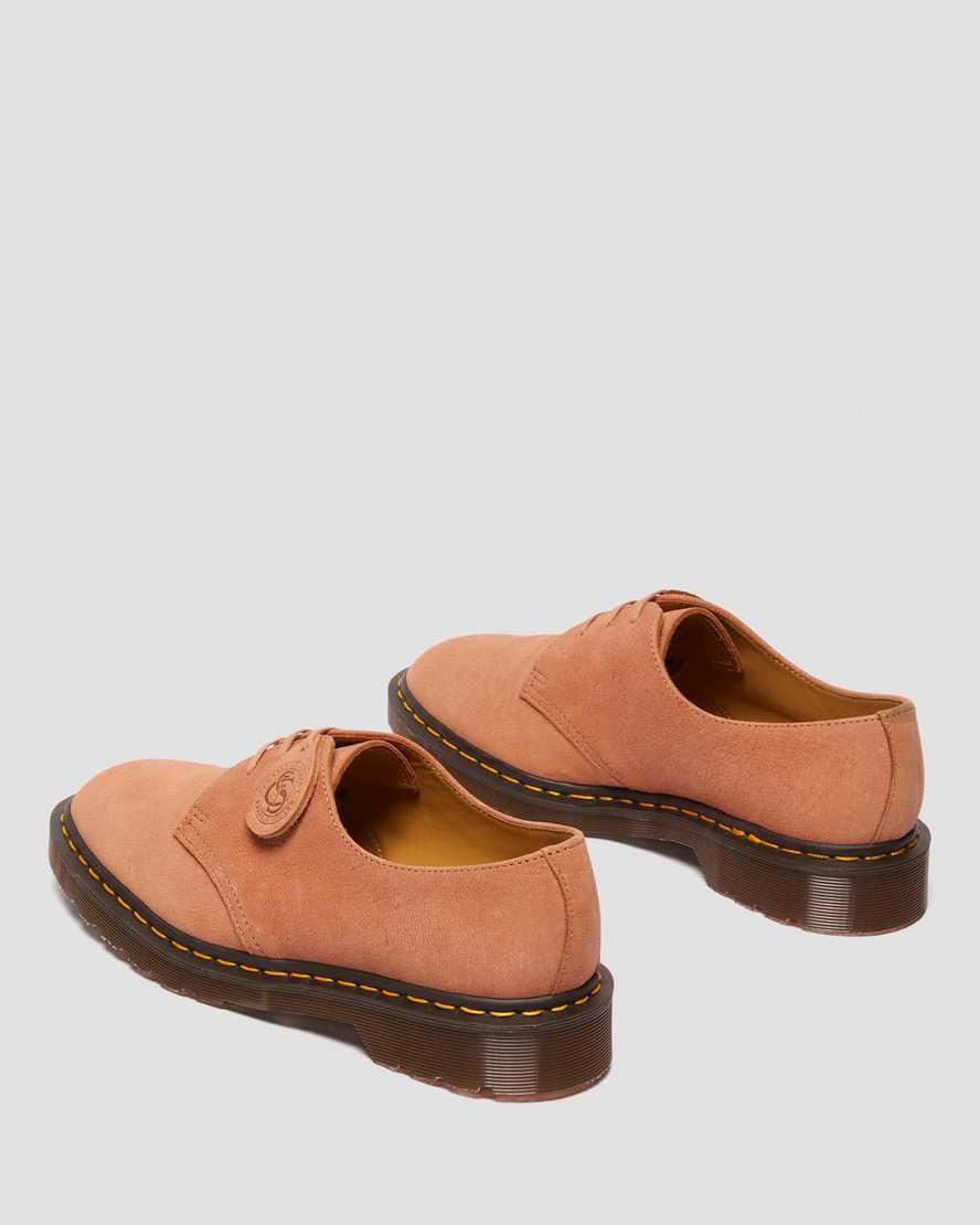 Dr Martens 1461 Made in England Nubuck Leather Naisten Oxford Kengät Pinkki  Suomi |  4069LBFQT
