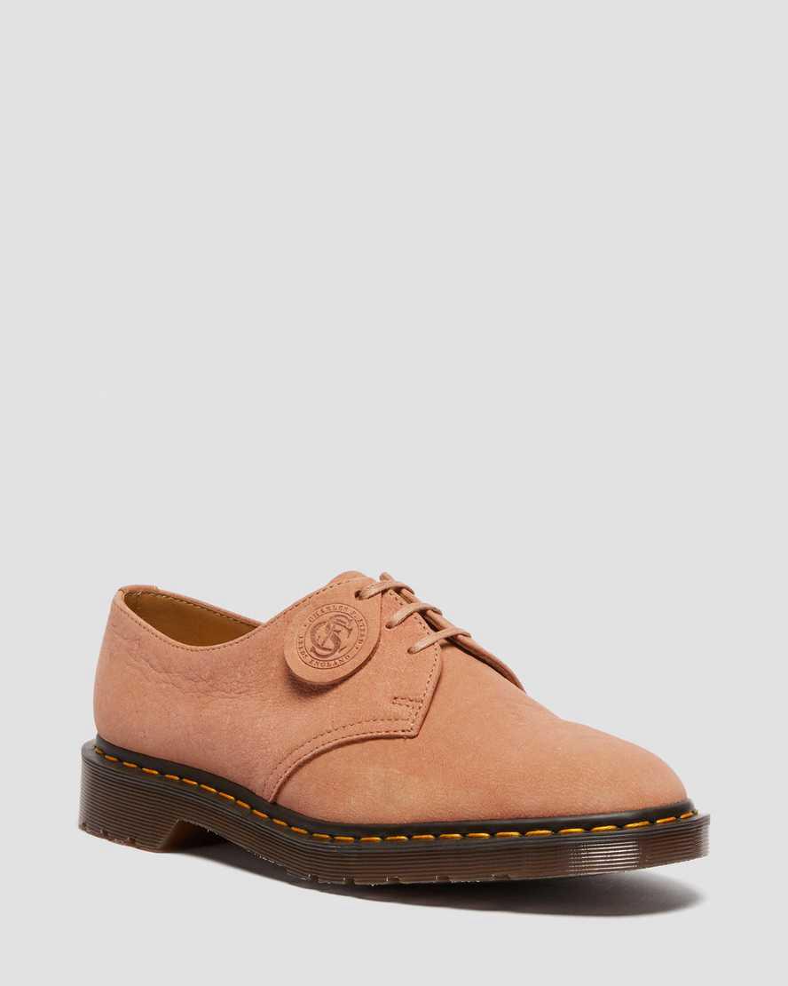 Dr Martens 1461 Made in England Nubuck Leather Naisten Oxford Kengät Pinkki  Suomi |  4069LBFQT
