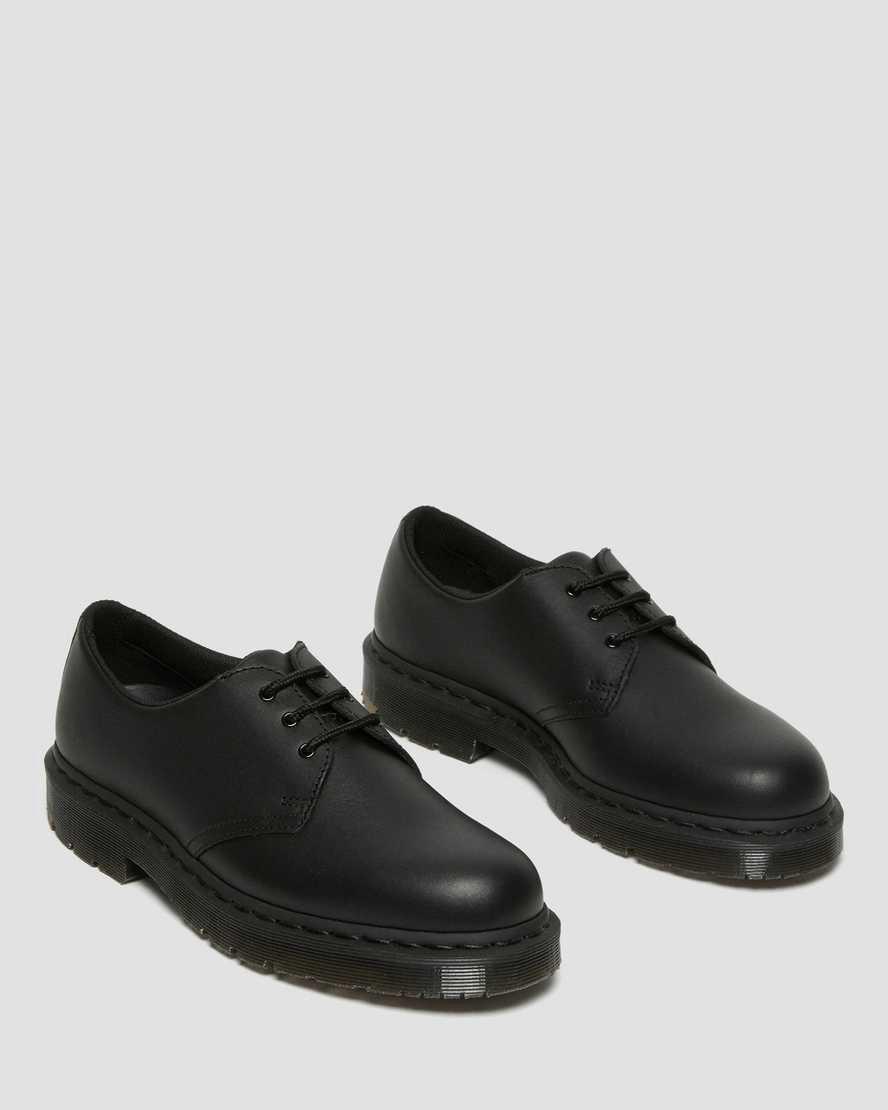 Dr Martens 1461 Mono Slip Resistant Naisten Oxford Kengät Mustat  Suomi |  7583ICJRB