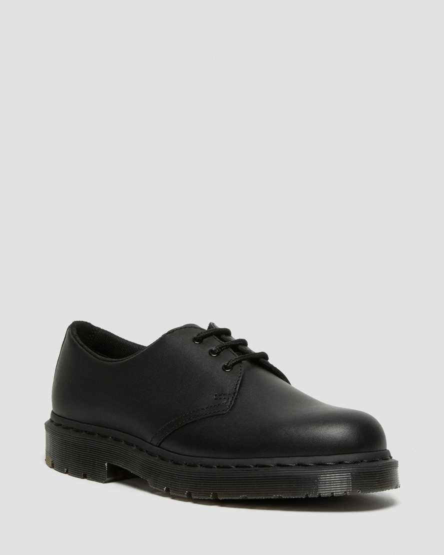 Dr Martens 1461 Mono Slip Resistant Naisten Oxford Kengät Mustat  Suomi |  7583ICJRB