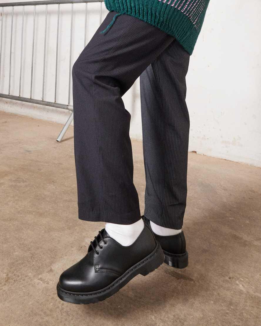 Dr Martens 1461 Mono Smooth Leather Naisten Oxford Kengät Mustat  Suomi |  0142KGNCF