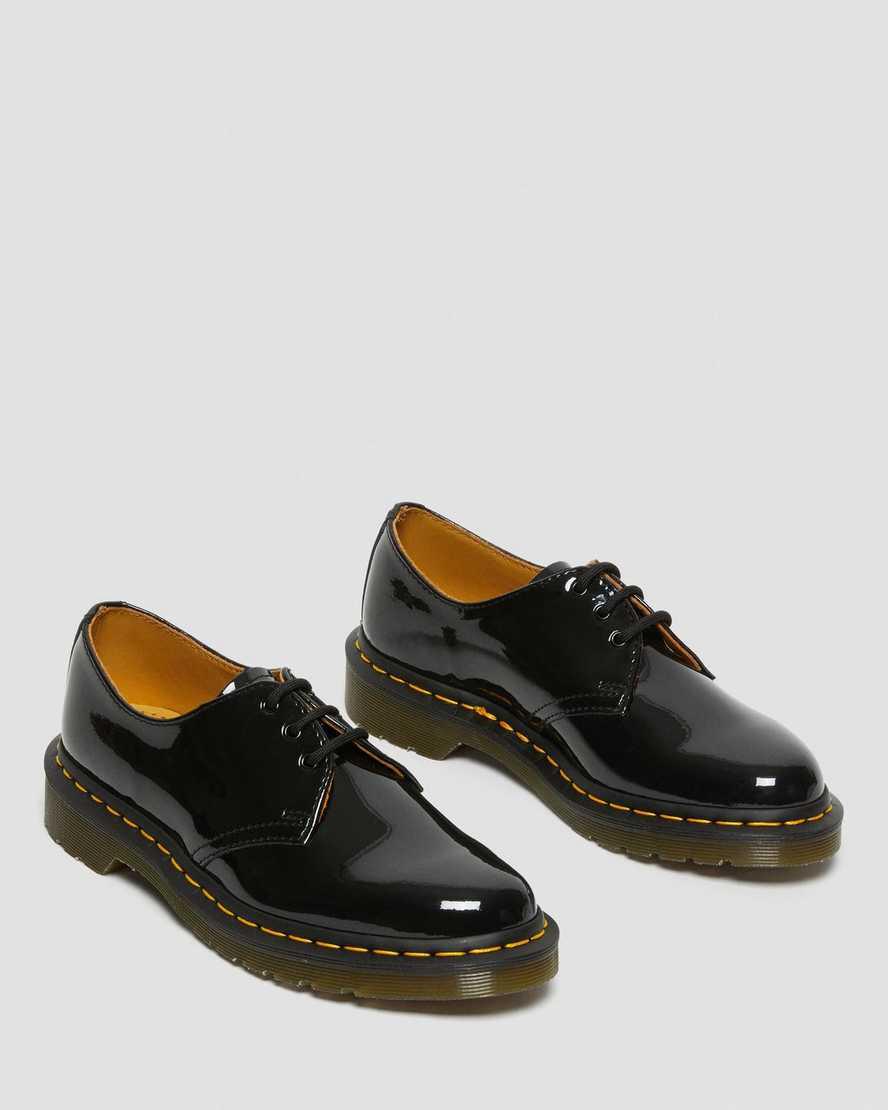 Dr Martens 1461 Patent Leather Naisten Oxford Kengät Mustat  Suomi |  6087AWEOZ