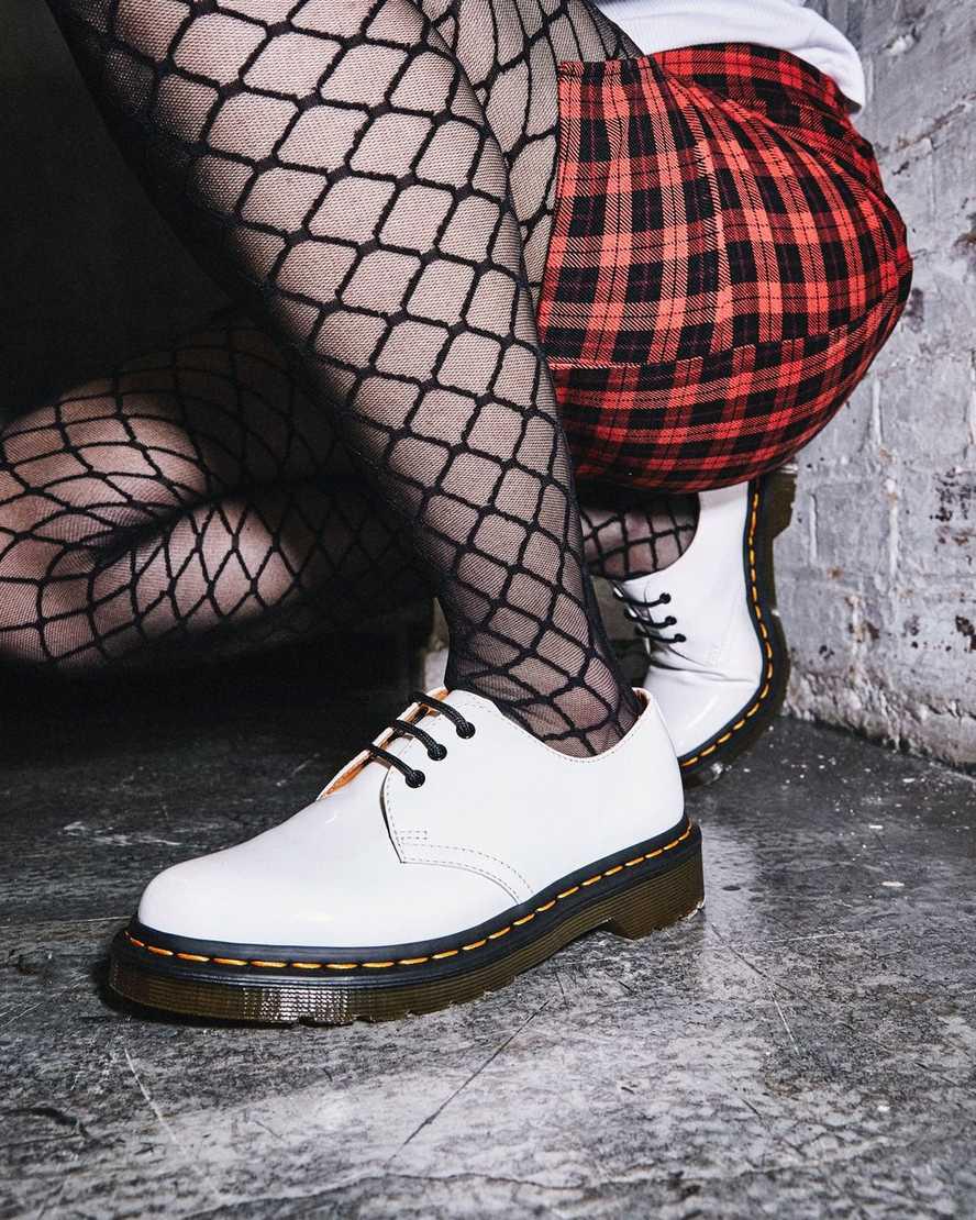 Dr Martens 1461 Patent Leather Naisten Oxford Kengät Valkoinen  Suomi |  8657UGZJT
