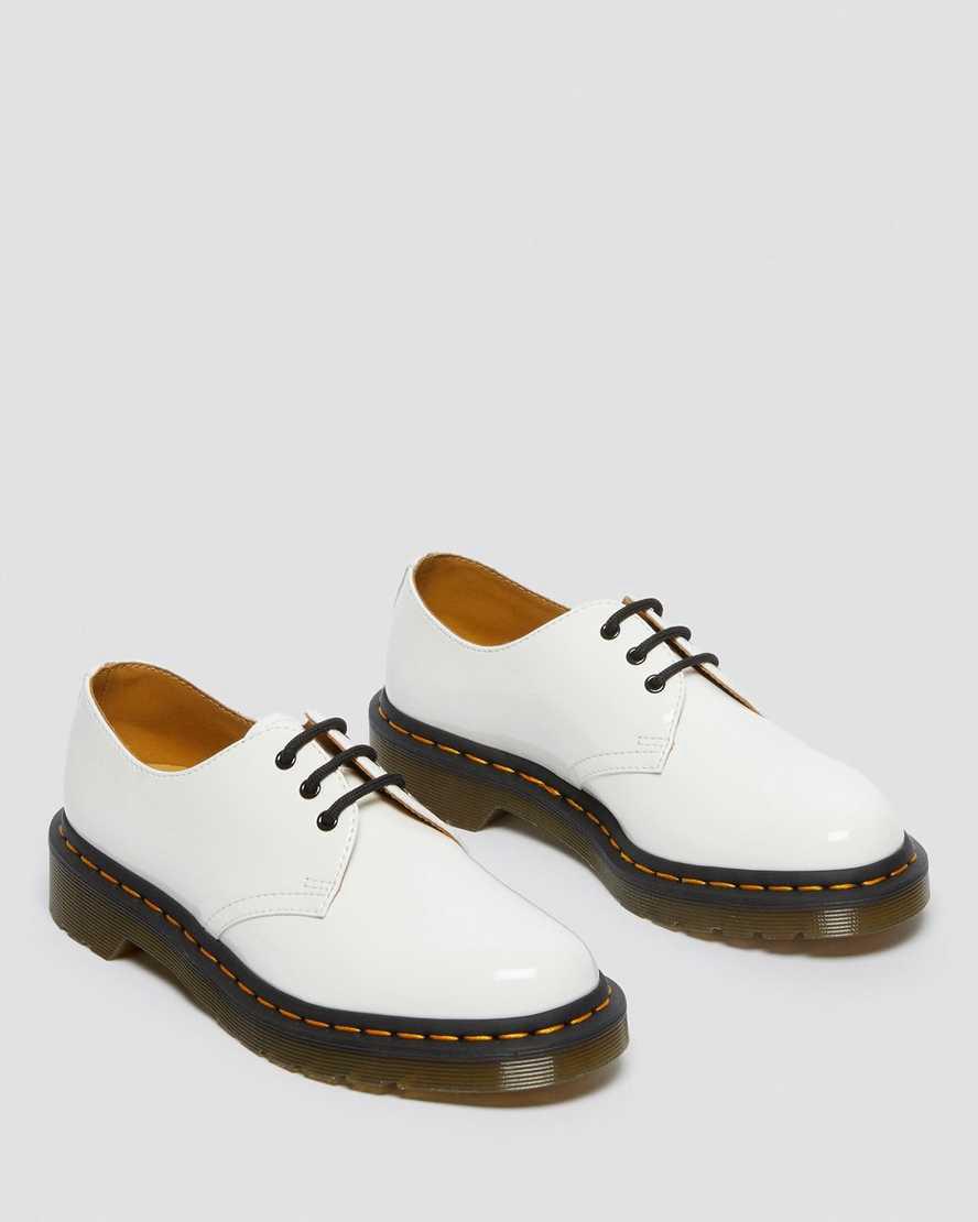 Dr Martens 1461 Patent Leather Naisten Oxford Kengät Valkoinen  Suomi |  8657UGZJT