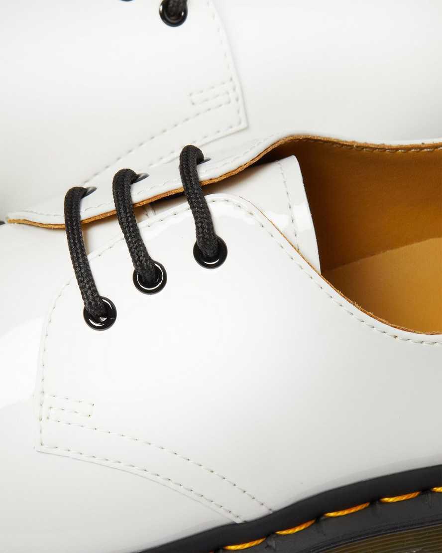 Dr Martens 1461 Patent Leather Naisten Oxford Kengät Valkoinen  Suomi |  8657UGZJT