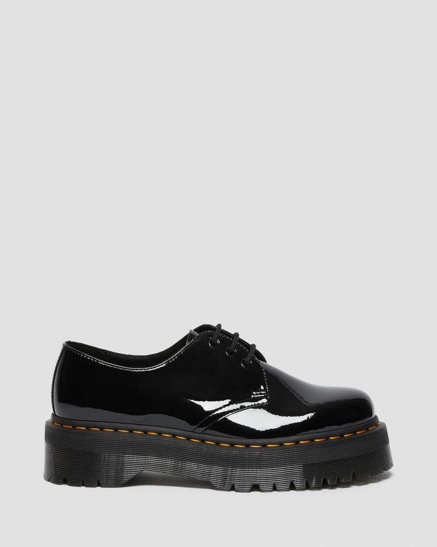 Dr Martens 1461 Patent Leather Oxford Miesten Platform Kengät Mustat  Suomi |  5342ZAMIC