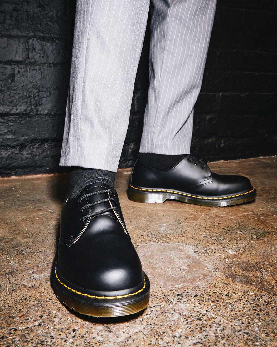 Dr Martens 1461 Smooth Leather Miesten Oxford Kengät Mustat  Suomi |  6291EVOIX