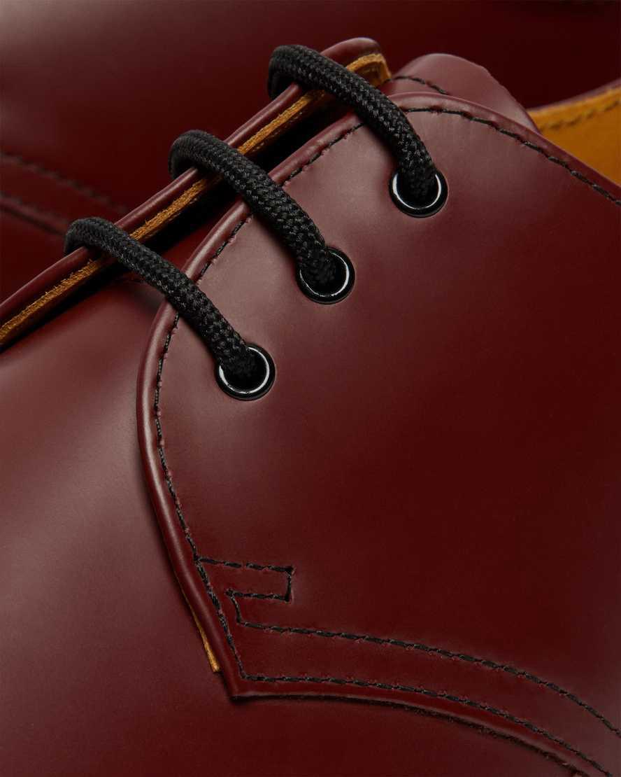 Dr Martens 1461 Smooth Leather Miesten Oxford Kengät Punainen  Suomi |  8914YWOKV