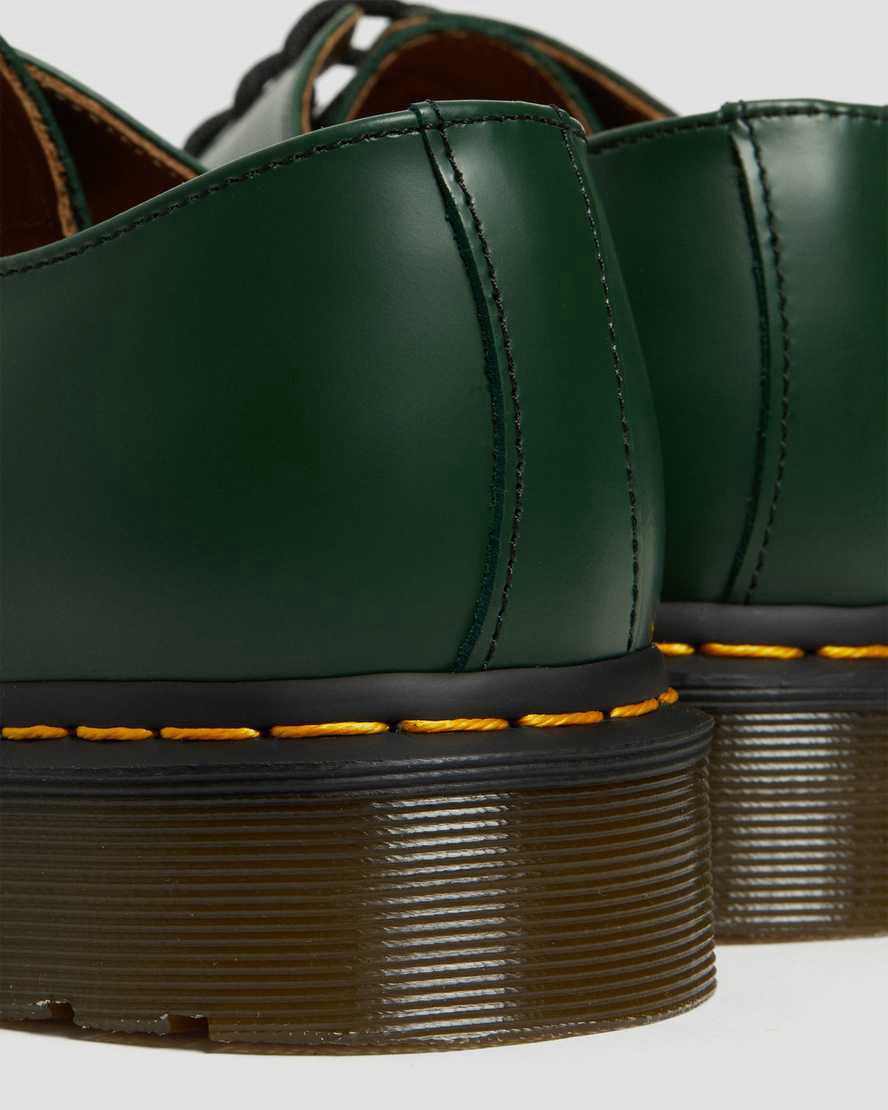 Dr Martens 1461 Smooth Leather Naisten Oxford Kengät Vihreä  Suomi |  2034TGFVN