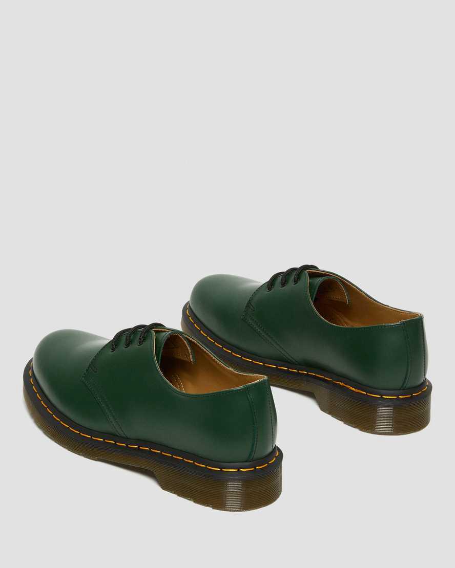 Dr Martens 1461 Smooth Leather Naisten Oxford Kengät Vihreä  Suomi |  2034TGFVN