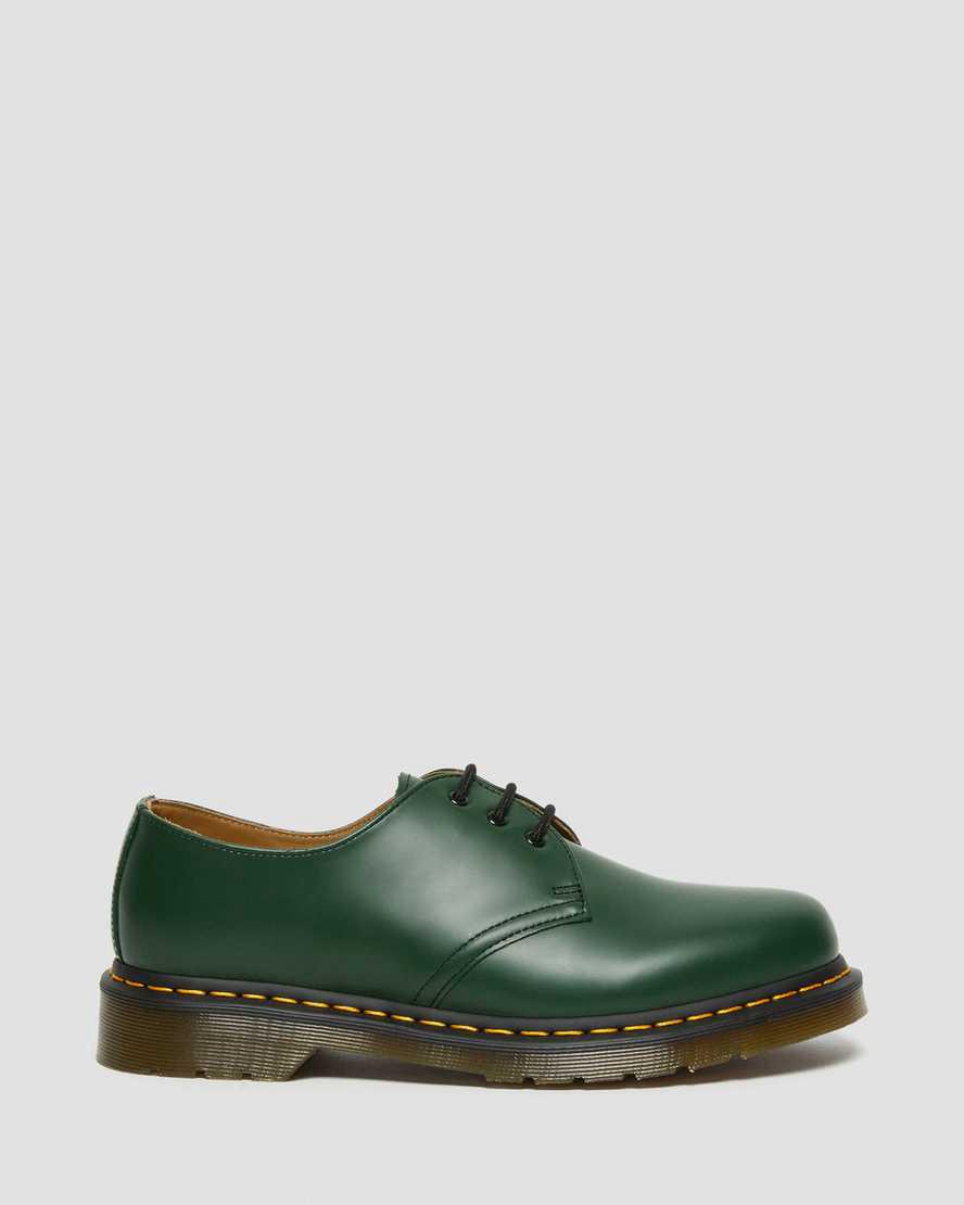 Dr Martens 1461 Smooth Leather Naisten Oxford Kengät Vihreä  Suomi |  2034TGFVN