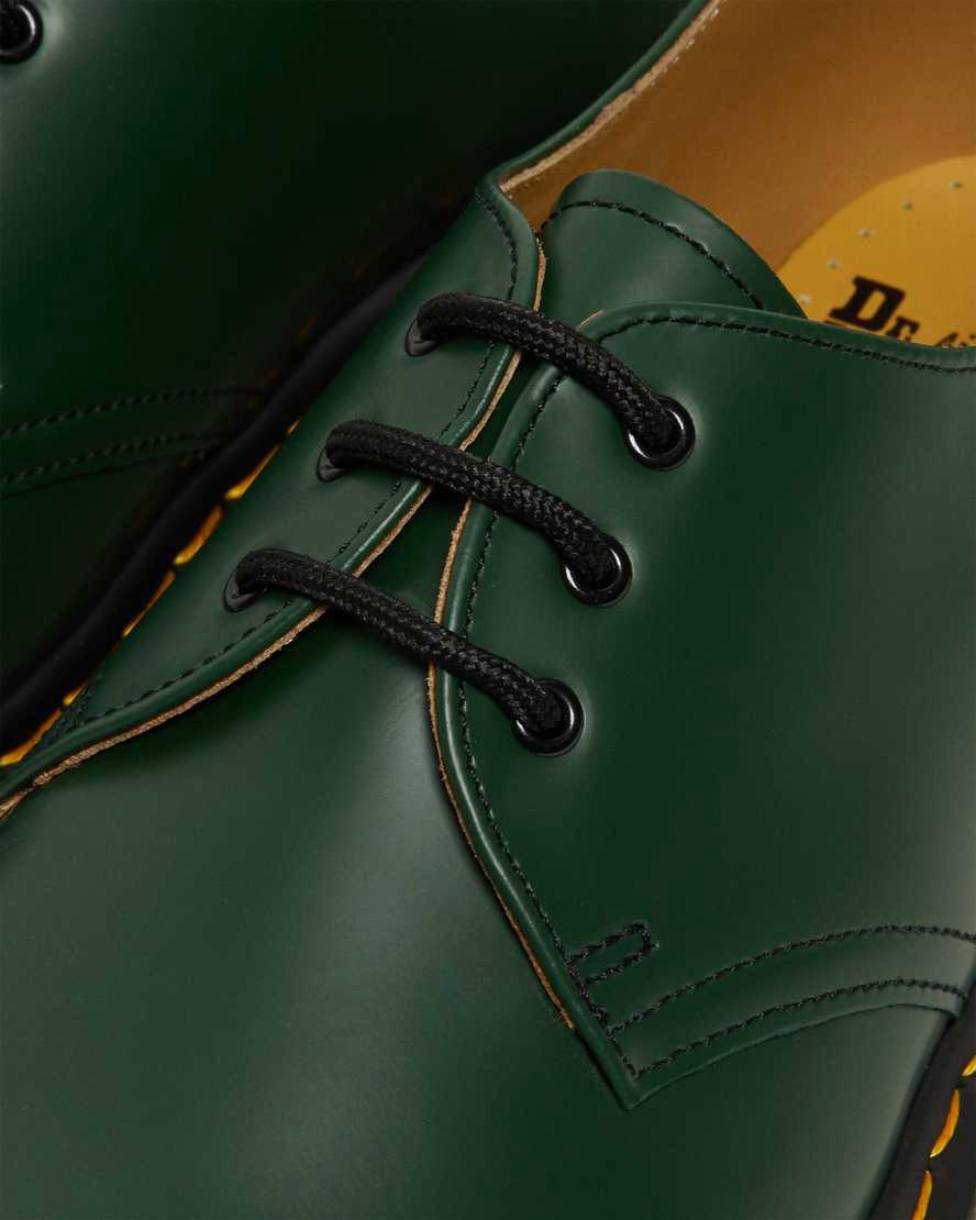 Dr Martens 1461 Smooth Leather Naisten Oxford Kengät Vihreä  Suomi |  2034TGFVN