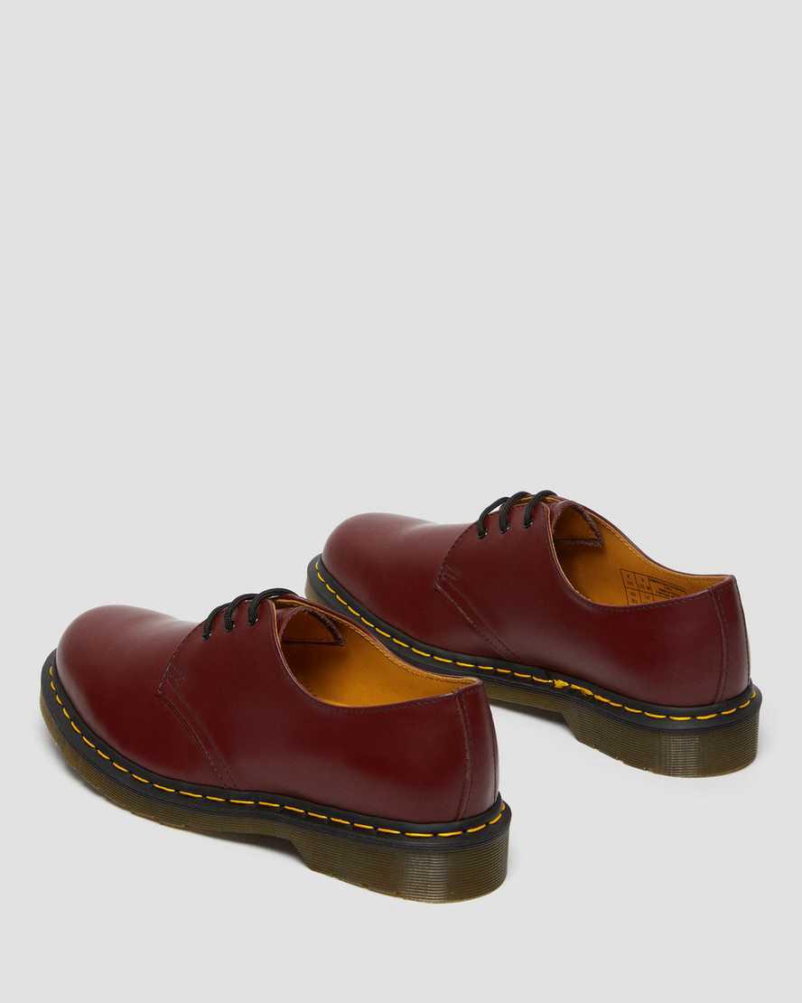 Dr Martens 1461 Smooth Leather Naisten Oxford Kengät Punainen  Suomi |  3176ZGUKC