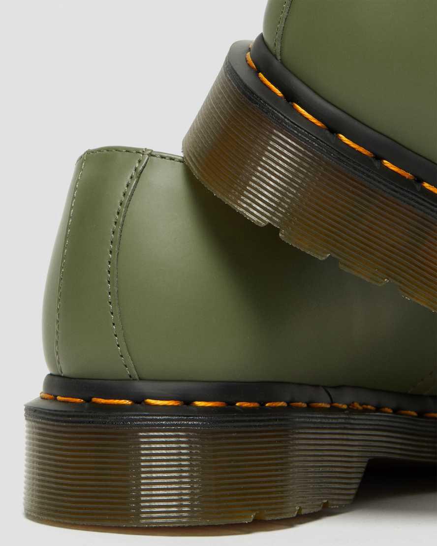 Dr Martens 1461 Smooth Leather Naisten Oxford Kengät Khaki Vihreä  Suomi |  4693QDLMZ