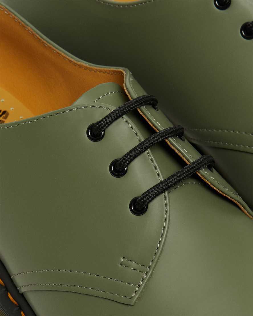 Dr Martens 1461 Smooth Leather Naisten Oxford Kengät Khaki Vihreä  Suomi |  4693QDLMZ