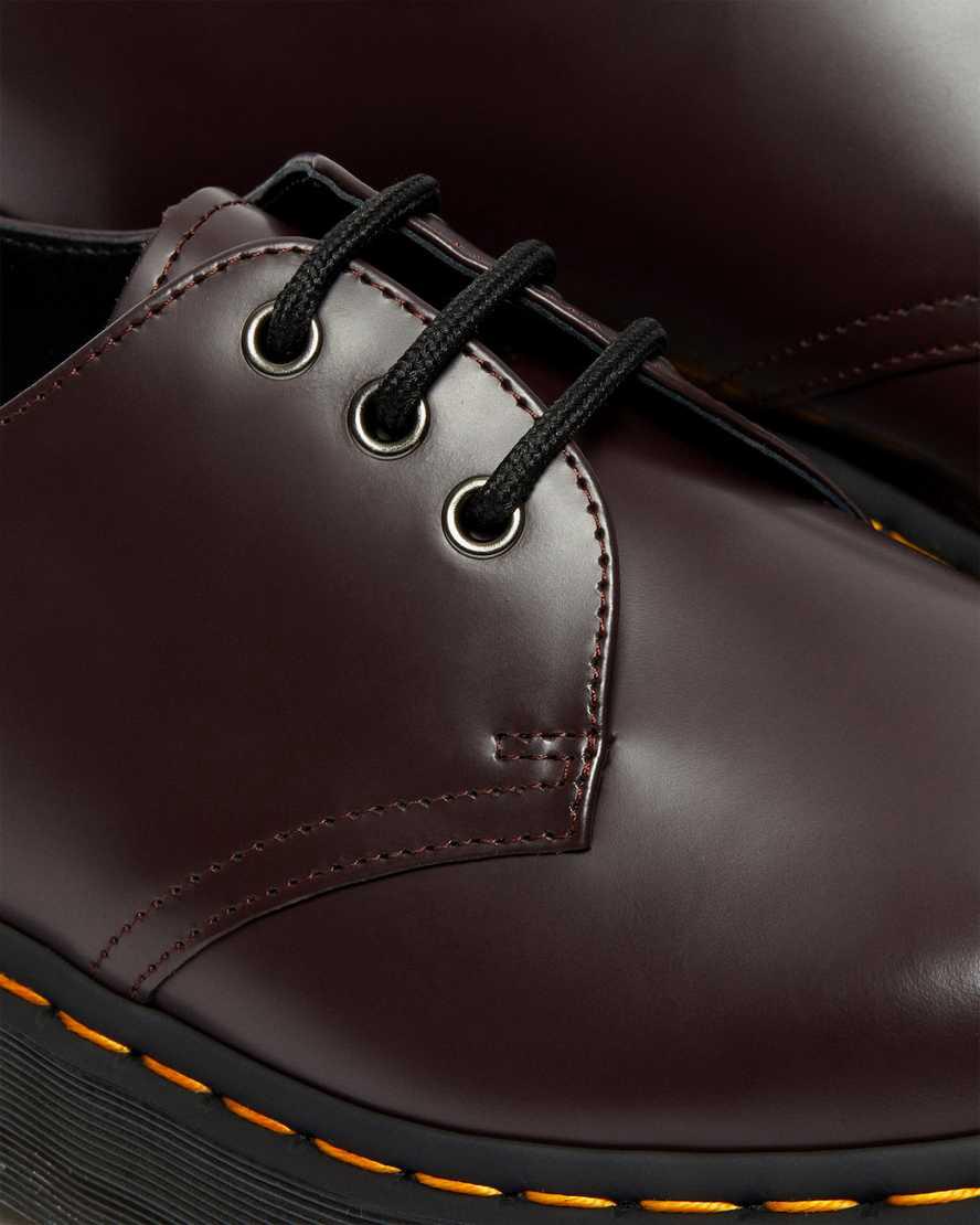 Dr Martens 1461 Smooth Leather Platform Miesten Oxford Kengät Viininpunainen  Suomi |  2546XGADI