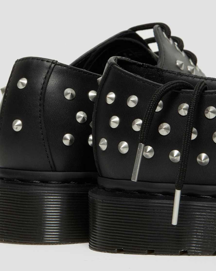 Dr Martens 1461 Stud Wanama Leather Naisten Oxford Kengät Mustat  Suomi |  1908ABWQF