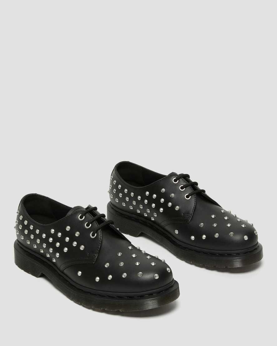 Dr Martens 1461 Stud Wanama Leather Naisten Oxford Kengät Mustat  Suomi |  1908ABWQF