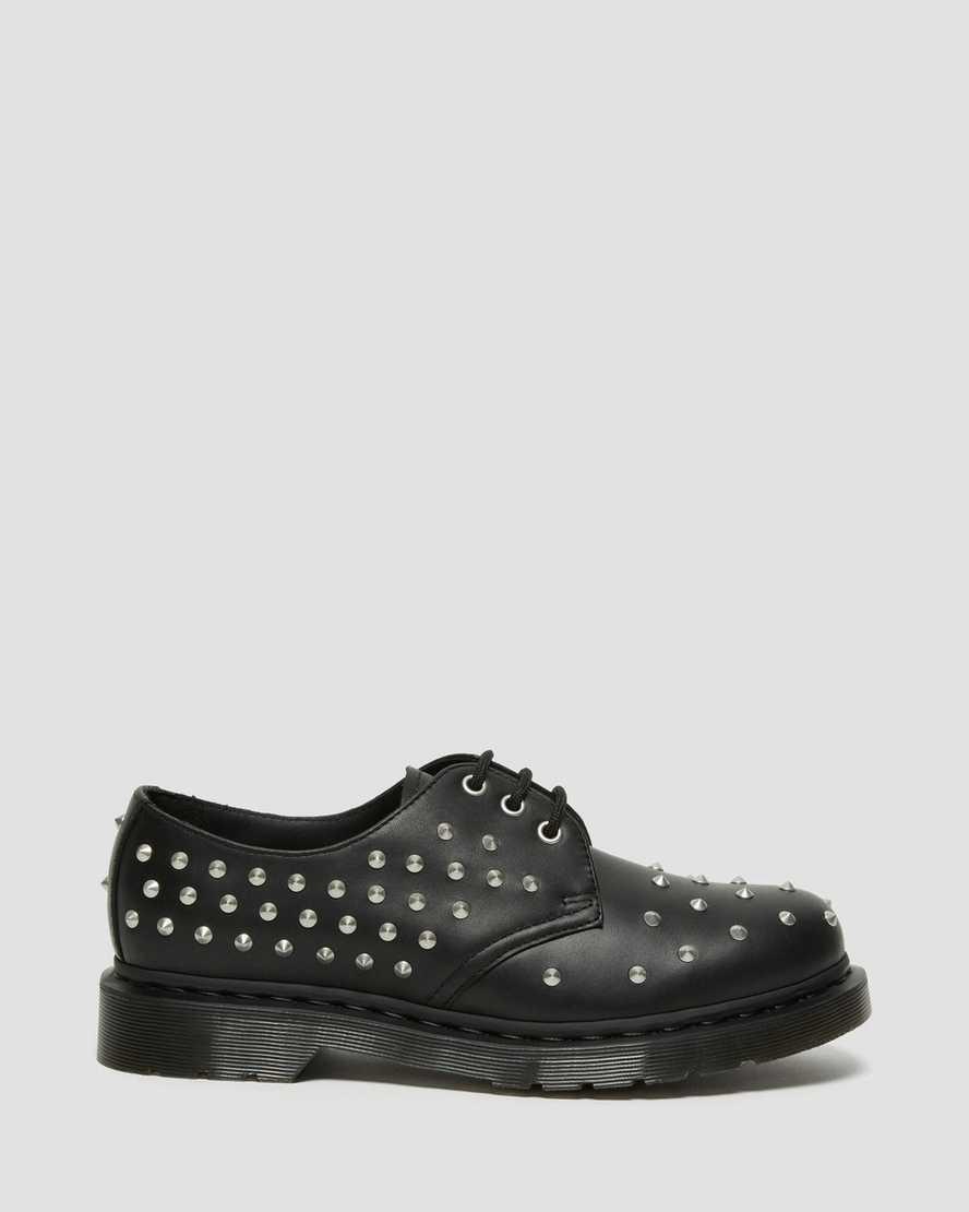 Dr Martens 1461 Stud Wanama Leather Naisten Oxford Kengät Mustat  Suomi |  1908ABWQF