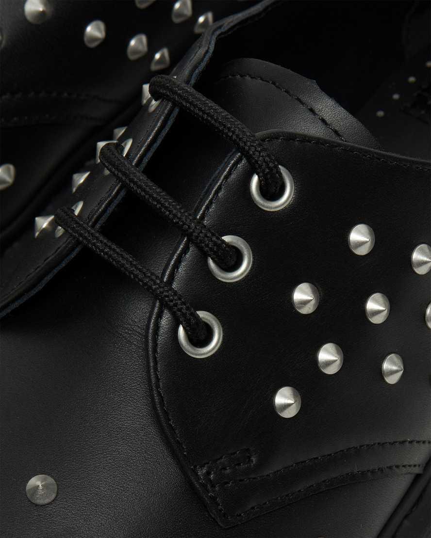 Dr Martens 1461 Stud Wanama Leather Naisten Oxford Kengät Mustat  Suomi |  1908ABWQF