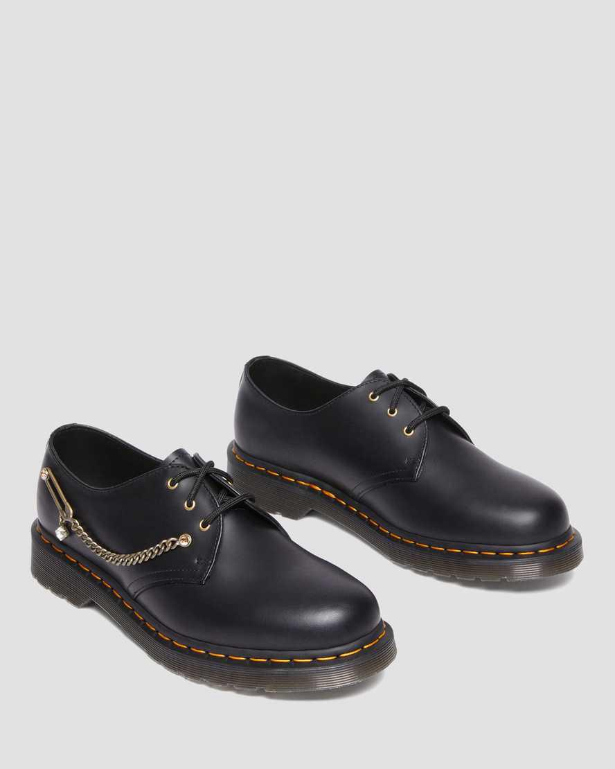 Dr Martens 1461 Swarovski Leather Naisten Oxford Kengät Mustat  Suomi |  8734VGMFS