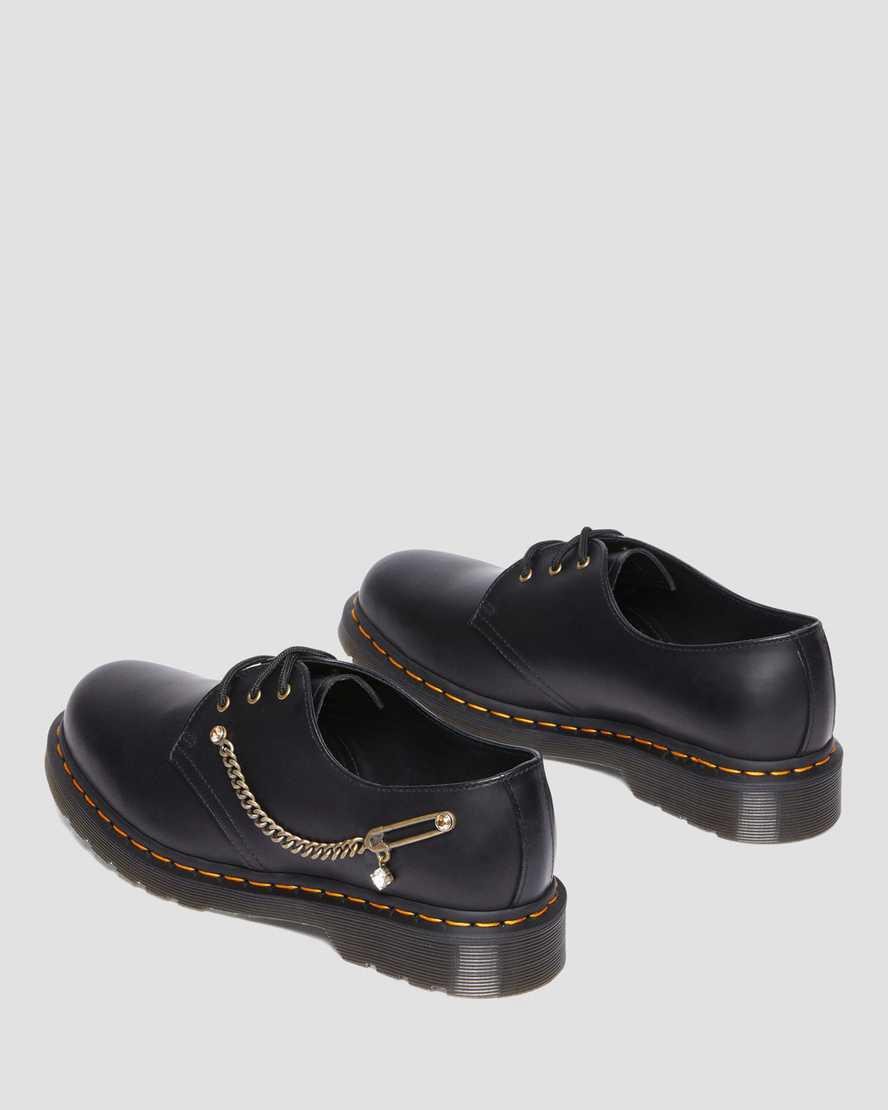 Dr Martens 1461 Swarovski Leather Naisten Oxford Kengät Mustat  Suomi |  8734VGMFS