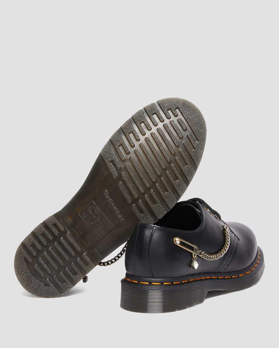 Dr Martens 1461 Swarovski Leather Naisten Oxford Kengät Mustat  Suomi |  8734VGMFS