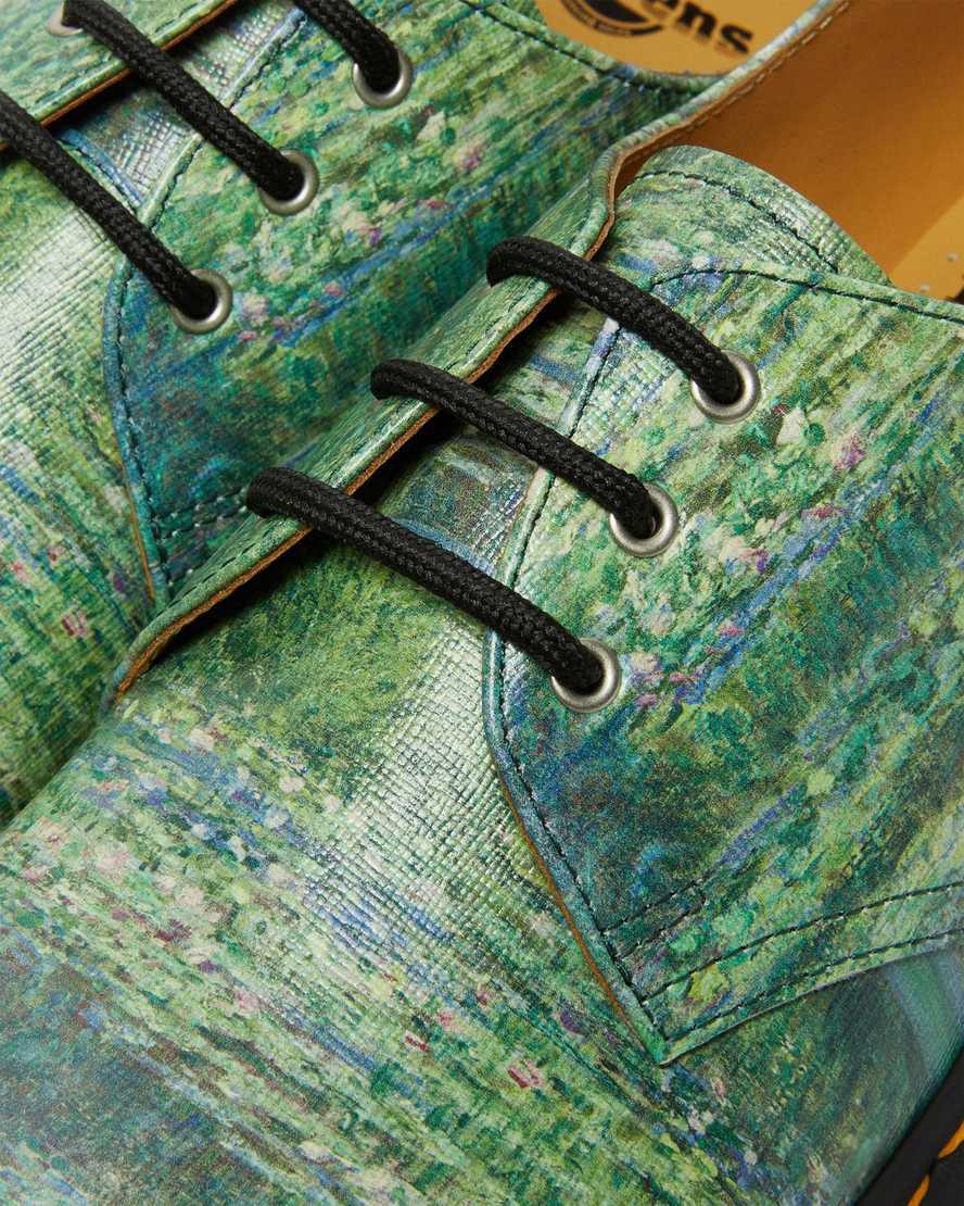 Dr Martens 1461 The National Gallery Monet Miesten Oxford Kengät Vihreä  Suomi |  5018AWOGZ