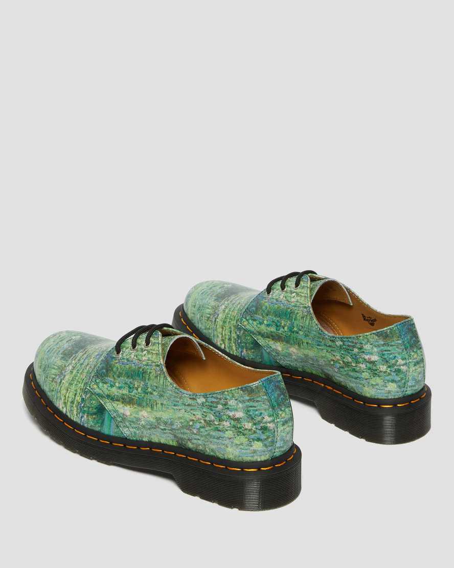 Dr Martens 1461 The National Gallery Monet Miesten Oxford Kengät Vihreä  Suomi |  5018AWOGZ