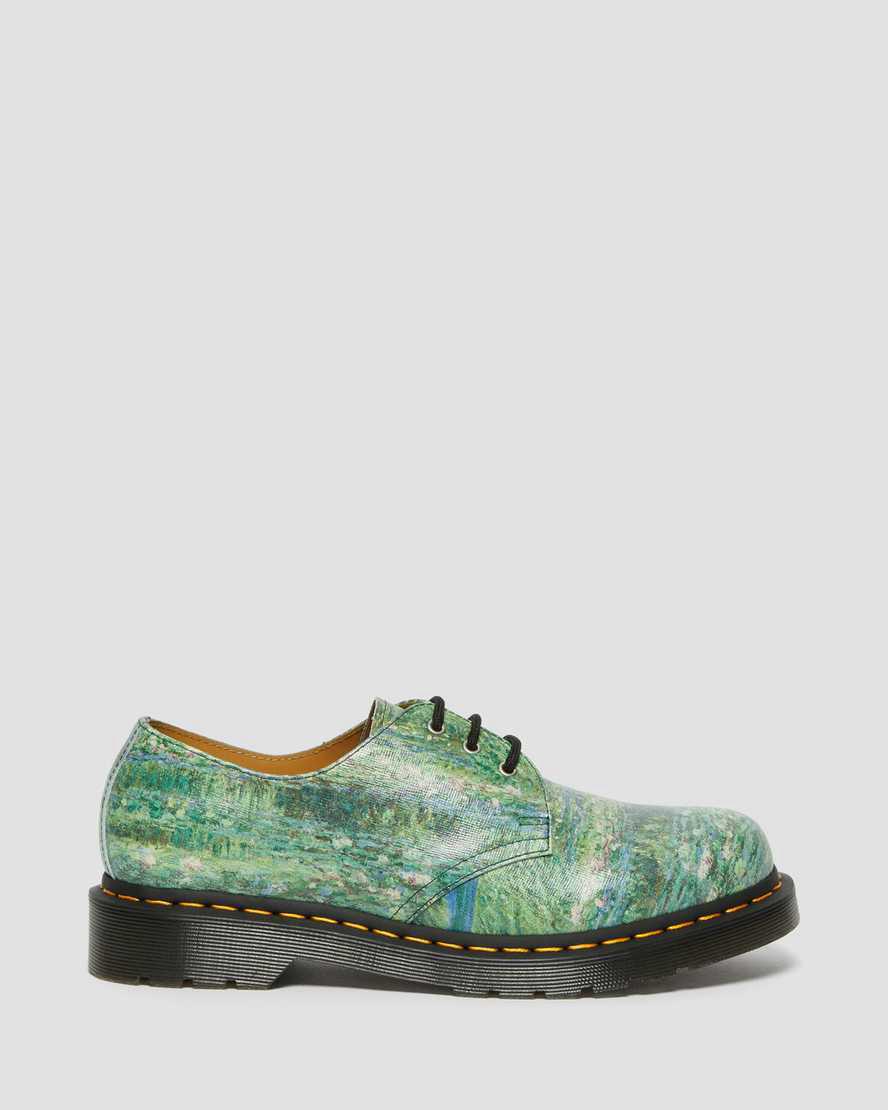 Dr Martens 1461 The National Gallery Monet Miesten Oxford Kengät Vihreä  Suomi |  5018AWOGZ