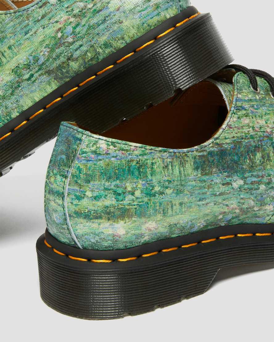 Dr Martens 1461 The National Gallery Monet Miesten Oxford Kengät Vihreä  Suomi |  5018AWOGZ