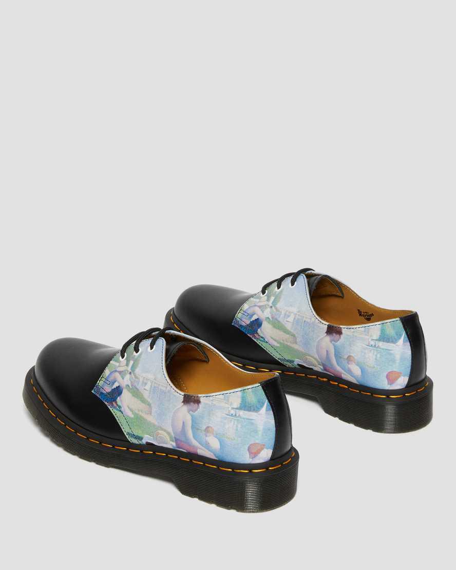 Dr Martens 1461 The National Gallery Seurat Miesten Oxford Kengät Black/Backhand  Suomi |  7269ABTFV