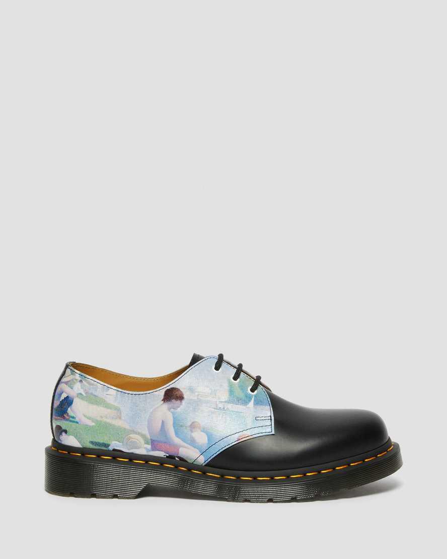 Dr Martens 1461 The National Gallery Seurat Miesten Oxford Kengät Black/Backhand  Suomi |  7269ABTFV