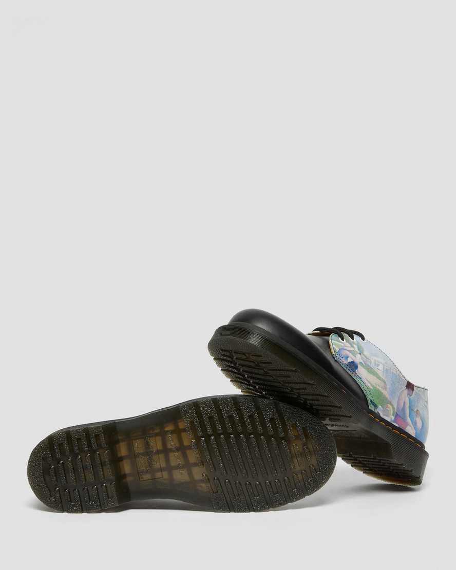 Dr Martens 1461 The National Gallery Seurat Miesten Oxford Kengät Black/Backhand  Suomi |  7269ABTFV