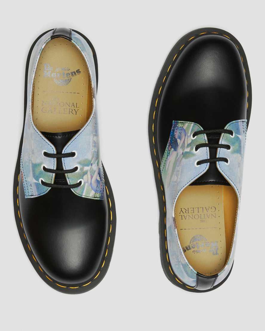 Dr Martens 1461 The National Gallery Seurat Miesten Oxford Kengät Black/Backhand  Suomi |  7269ABTFV